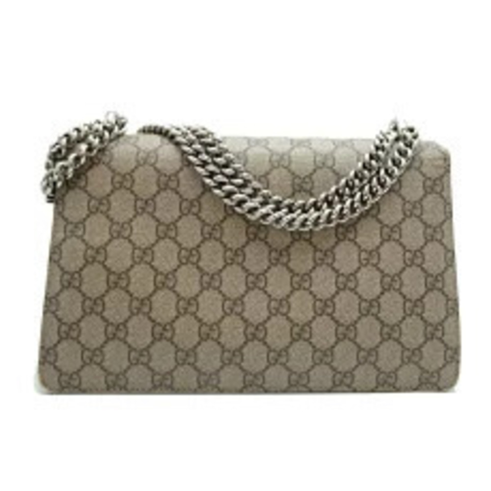 Gucci Beige Dionysus Chain Bag GG Flower Supreme Shoulder